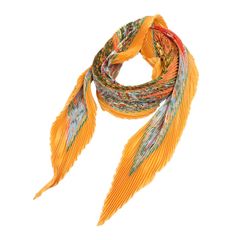 HERMES プリーツ　カレ 手仕事の魅力 MAGIE DES MAINS 美品☆エルメス プリーツ スカーフ 手仕事の魅力 MAGIE DES MAINS