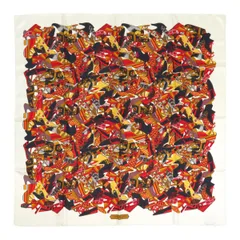 フェラガモ 靴柄 スカーフ ユニセックス ホワイト マルチカラー Salvatore Ferragamo【中古】 【アパレル・小物】のサムネイル