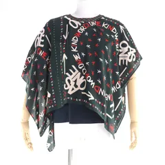 極美品★Sacai サカイ 23SS 23-06577 エリックヘイズ  レイヤードデザイン パネルブラウス トップス グリーン 1 日本製 正規品 レディースのサムネイル