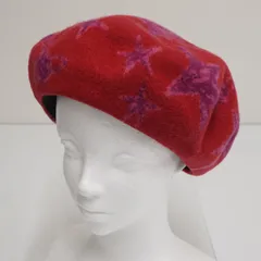 Vivienne Westwood ヴィヴィアン ウエストウッド ベレー帽 USED美品 レディース オーブ 星 スター レッド M〜Sサイズ X8568のサムネイル