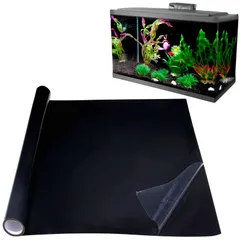 ideamall 水槽 バックスクリーン 背景シート アクアリウム スクリーン 熱帯魚 ブラック 2m (30cm) [30cm]のサムネイル