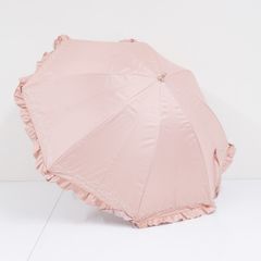 難あり】 芦屋ロサブラン 完全遮光日傘 ミドルサイズ ダブルフリル