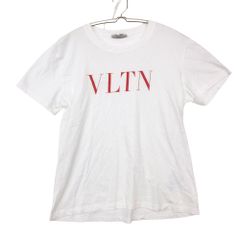 人気 VALENTINO VLTN ロゴTシャツ 白 ホワイト 半袖 イタリア製 - メルカリ