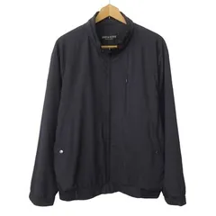 ライル&スコット LYLE&SCOTT BLACK LABEL ブラックレーベル ブルゾン ジャケット スタンドカラー リブ ポリエステル L ネイビー
