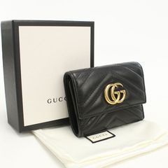 ✨新品未使用✨ GUCCI ミニ財布 GG柄 GGライン GGマーモント - メルカリ