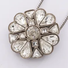 シャネル CHANEL ネックレス クローバー ココマーク ステンレススチール ネックレス レディース Used A