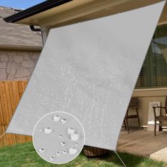 【Brand New】XiaZ Rain and Sunshade Awning, Balcony Privacy Screen, Water-Repellent, Waterproof Sunshade, UV Protection, 400D Polyester, Increased Strength, 2-Layer Water-Repellent PU Coating, Water Leak Prevention at Joints, Cool Shade, Garden Tarp, Heat Insulation, Outdoor/Garden Use 6c6140ff