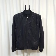 極美品】フィリッププレイン ボンバージャケット M 黒 裏地サメスカル 