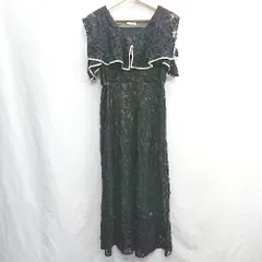 ◇ apres jour アプレジュール ノースリーブ ロング丈 ワンピース サイズLL ブラック系 レディース E  【1407180025127】のサムネイル