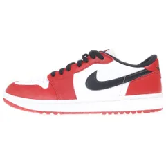 NIKE (ナイキ) AIR JORDAN 1 LOW Golf Chicago エアジョーダン1 ゴルフ シカゴ ローカットスニーカー ホワイト/レッド 29cm/US11 DD9315-600のサムネイル