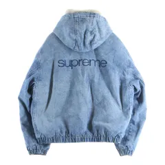 SUPREME (シュプリーム) 24AW Faux Shearling Lined Bomber Jacket フォークスシアリングラインド デニムボンバージャケット インディゴのサムネイル