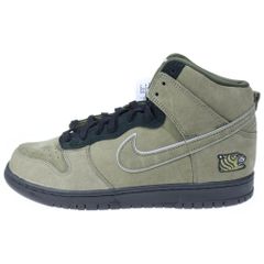 SNKRDUNK ハイカットスニーカー ブラック/グレー - メルカリ