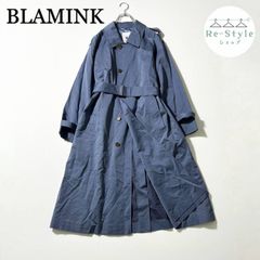 美品　BLAMINKブラミンク　定番トレンチコート　インナーベスト取り外し可能 美品 BLAMINKブラミンク 定番トレンチコート インナーベスト取り外し