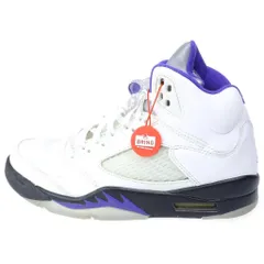 NIKE (ナイキ) AIR JORDAN 5 RETRO DARK CONCORD DD0587-141 エアジョーダン5 レトロ ダークコンコルド ハイカットスニーカー ホワイト/パープル US9/27.0cm