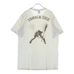 n(n) by NUMBER (N)INE (エヌエヌバイナンバーナイン) 04SS ドリーム期 スカル 半袖Tシャツ カットソー ホワイトのサムネイル
