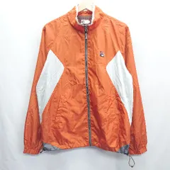◇ FILA フィラ 長袖 ジャンパー サイズL オレンジ ホワイト グレー メンズ E  【1407180045910】のサムネイル