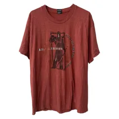 80s USA製 FRUIT OF THE LOOM 半袖 プリントTシャツ XL レッド フルーツオブザルーム 80年代 コットンポリ カットソー 夏物 a805-5693のサムネイル