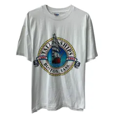 80s USA製 Hanes 半袖 プリントTシャツ XL ホワイト ヘインズ プルオーバー 80年代 コットンポリ カットソー 夏物 a805-5702のサムネイル