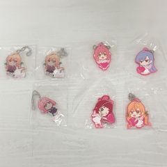 彼女、お借りします グッズ まとめ売り 73こセット 大量 ラバーチャーム等 彼女、お借りします ラバーストラップ7個グッズセットキーホルダー