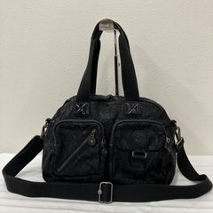 ほぼ新品 キプリング ボストンバッグ COOL DEFEA 2WAY ブラック - メルカリ