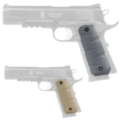 RECOVER TACTICAL リカバータクティカル マルイ/WA 1911ガバメントシリーズ用 クイックチェンジ ラバーグリップ T-REX グレー/タンのサムネイル