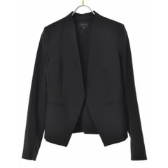 t*u様 セオリーノーカラージャケット４サイズ　ブラックTailor Lanai Theory✨LANAI ノーカラージャケット ブラック 0 SUPER - メルカリ