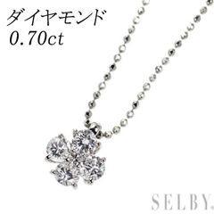 セット商品】18K花モチーフネックレス・PT850プラチナネックレス