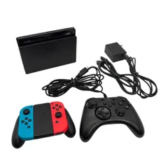 ♪4303 Nintendo Switch HAC-001 ネオンブルー ネオンレッド 2018年 画面焼け有 中古 任天堂 ニンテンドー スイッチ