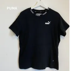 PUMA　プーマ　Tシャツ　半袖　レディース　ladies Lサイズ　ブラック　黒　100%コットン　cotonのサムネイル