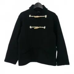 トリココムデギャルソン tricot COMME des GARCONS 19AW トグル付き コットンスウェット プルオーバー M 黒 ブラック TD-T007 AD2019のサムネイル