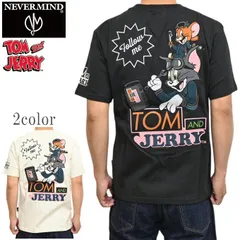 NEVER MIND ネバーマインド トムとジェリー TJN-2623 半袖Ｔシャツ 天竺半袖TEE トップス メンズ tjn-2623のサムネイル