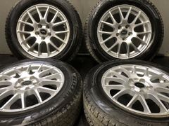 スバル オプション BBS 鍛造 PCD100 5穴 バリ溝 215/45R17 - メルカリ