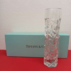 TIFFANY & CO. 編み込み模様 花瓶 クリアガラス（新品未使用） - メルカリ
