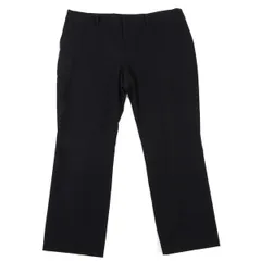 ジルサンダーJIL SANDER コットンウールテーパードパンツ 紺44のサムネイル