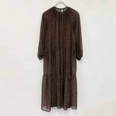 JOURNAL STANDARD relume　ジャーナルスタンダードレリューム　レオパードプリントワンピース　茶色　ブラウン　Fサイズ　古着