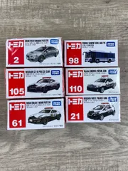 トミカ　警察車両6個まとめ売り　パトカー(クラウン.GTR.フェアレディZ.ノート) 覆面パトカー　大型人員輸送車　#5   26WK0863のサムネイル