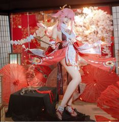 欠品あり 原神/八重神子 猫屋 Mサイズ フルセット - メルカリ