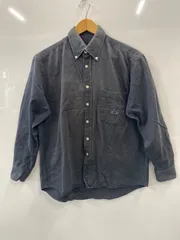 タ348⚫︎GーStar RAW⚫︎ジースターロウ⚫︎ヴィンテージ⚫︎デニム⚫︎ボタンダウン⚫︎長袖シャツ⚫︎胸刺繍⚫︎size S⚫︎黒