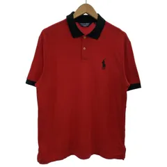 【中古】　POLO GOLF RALPH LAUREN　ポロシャツ　90s vintage　90年代　OLD　半袖　トップス　無地　ワンポイント　スモールポニー　刺しゅう　オーバーサイズ　古着　/7032