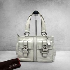 old coach 4940 nubuck drawstring bag vintage coach mini shoulder 