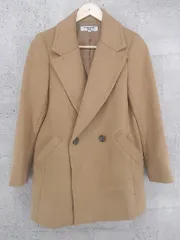 ■ NATURAL BEAUTY BASIC ナチュラルビューティーベーシック 長袖 チェスター コート S ベージュ * 1002799838504 【中古】 【1002799838504】のサムネイル