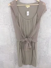◇ athe vanessa bruno アテ ヴァネッサブリューノ デザイン ノースリーブ ミニ ワンピース 1 ブラウン * 1002799854054 【中古】 【1002799854054】のサムネイル