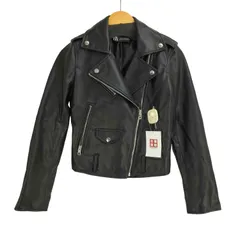 ザラ ZARA FAUX LEATHER JACKET レディース import：XS 