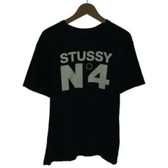 OLD STUSSY N°4 モノグラム プリント Tシャツ y2k フェード - メルカリ