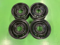トヨタ 200 ハイエース 純正 15インチスチールホイール 4本SET TRH200V KDH200V 6.0J +35 6H 139.7 106φ 納車外し品 レジアスエースのサムネイル