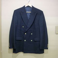 OLD ENGLAND ネイビー ダブルブレストジャケット イタリア製 - メルカリ