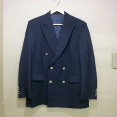【TAKA85-48】◇Aquascutum アクアスキュータム テーラードジャケット ダブルボタン ブラックのサムネイル