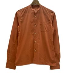 A.P.C. チェックネルシャツ リネン混 長袖 S 紺黄 - メルカリ