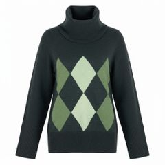 Ballantyneバランタイン カシミヤVネックニット 40 英国製 イエロー