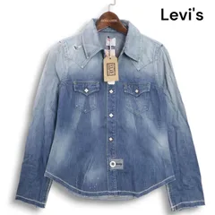 【新品 未使用】 LEVI'S LVC リーバイス 68572-WR75 ショートホーン 復刻♪ 長袖 ウエスタン デニム シャツ Sz.S レディース